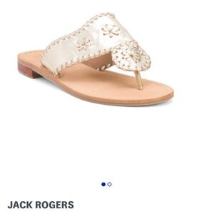 Jack Rodgers Girls size 2 platinum